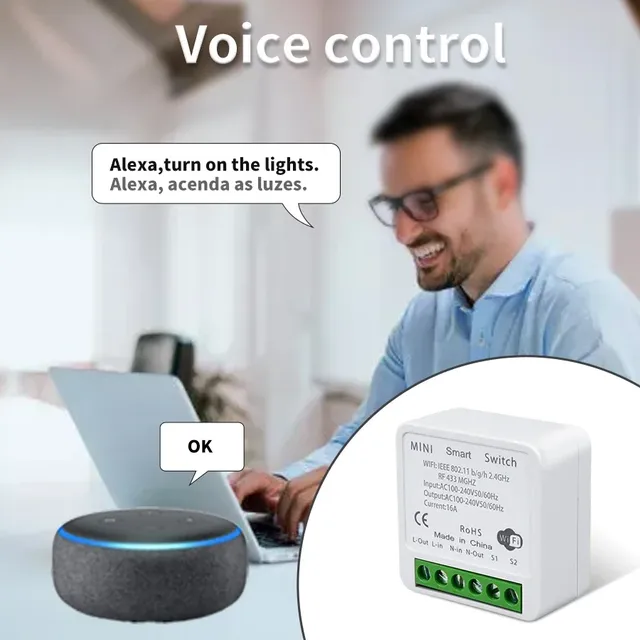 Commutateur intelligent Wifi pour éclairage Led Tuya… – vue 5