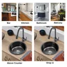 Évier rond de cuisine Mini évier de cuisine rond barre… – vue 5