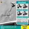 Robinet de cuisine mural en acier inoxydable – vue 6