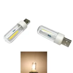 LED Camping Light 1W incandescent décoratif filament portable éclairage 3000k Edison touch Vintage ampoule 5V DC pour voiture