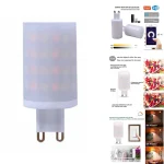 Tuya Wifi G9 lumière intelligente à intensité variable G9 6W lampe à LED ampoule lumière intelligente commande vocale ampoule LED intelligente prise ue