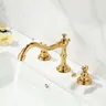 Mélangeur lavabo trois trous rétro classique bec haut… – vue 3