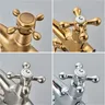Senlesen Robinet Antique Robinet de lavabo de salle de… – vue 4