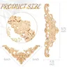 6X Appliques en bois spéciales Onlays Appliques en bois… – vue 6