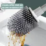 Brosse toilette murale sans poinçonnage silicone souple… – vue 2