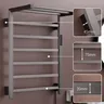 Sèche serviettes chauffant électrique mural inox design… – vue 3