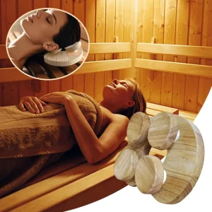 Oreiller en bois massif naturel pour salle à vapeur sèche, Sauna, lisse, imperméable, résistant à l’humidité, oreiller en bois pour dossier et taille Oreiller en bois massif naturel pour salle à vapeur sèche, Sauna, lisse, imperméable, résistant à l’humidité, oreiller en bois pour dossier et taille