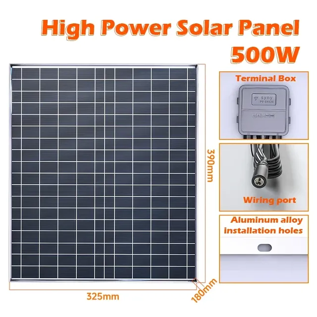 Le kit polyvalent de panneaux solaires 500 W/1000 W… – vue 4