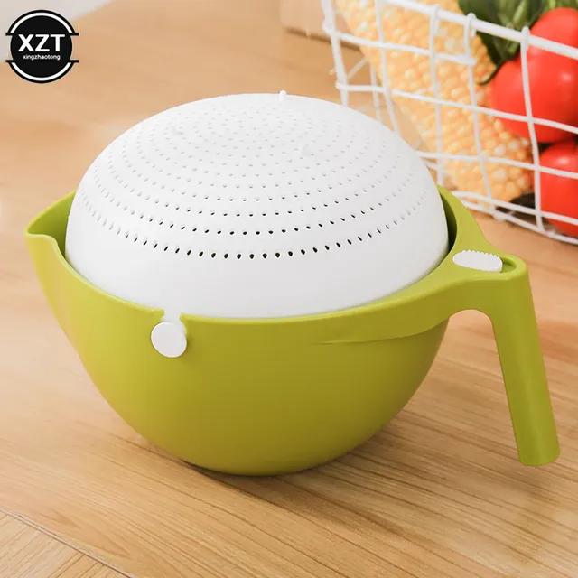Passoire évier cuisine double égouttoir bol lavage riz… – vue 5