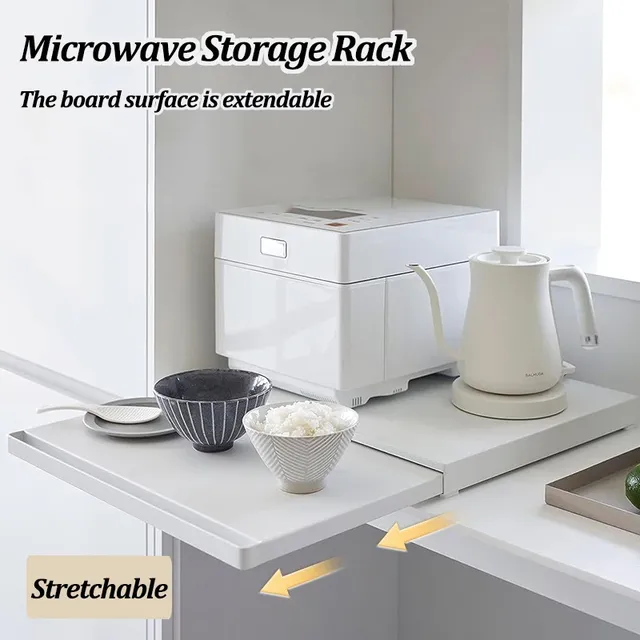Tiroir de rangement pour micro-ondes de cuisine – vue 2