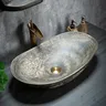 Lavabo en céramique salle de bains éviers cour évier… – vue 2