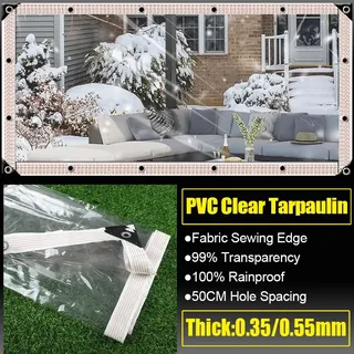 Gril imperméable transparent en PVC personnalisé