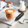 Mousseur lait portable batterie électrique fouet acier… – vue 2