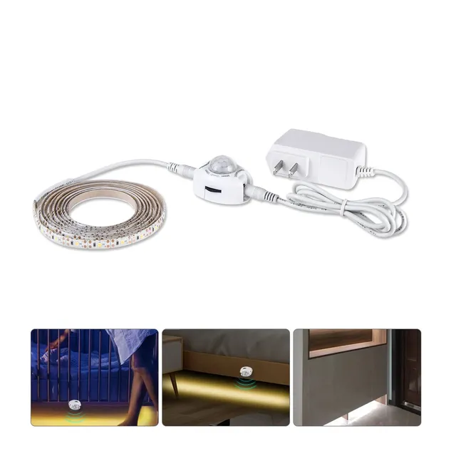 Détecteur de mouvement LED sous-meuble lumière 1m 2m 3m… – vue 3
