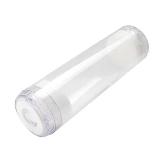 Cartouche filtrante réutilisable transparente plastique rigide boîtier…