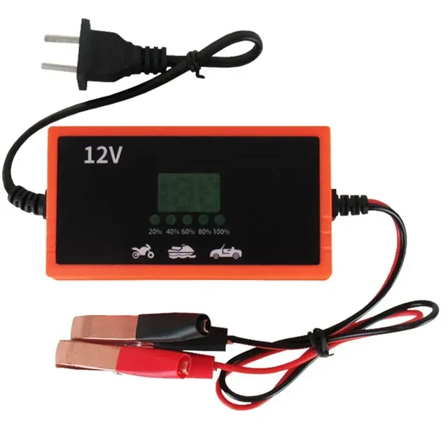 Chargeur batterie voiture moto scooter 12V compact… – vue 5
