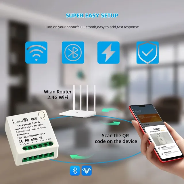 16A Matter Smart WIFI commutateur intelligent… – vue 5