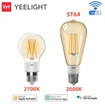 Yeelight – ampoule intelligente à Filament LED E26/E27, 500/700 Lumens, 6W, contrôle par application, pour Mi Home Homekit SmartThings Alexa