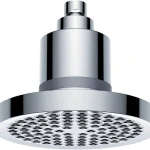 Pommeau de douche à effet de pluie pomme de douche chromée pomme de douche de bain en acier inoxydable haute pression haut débit rond