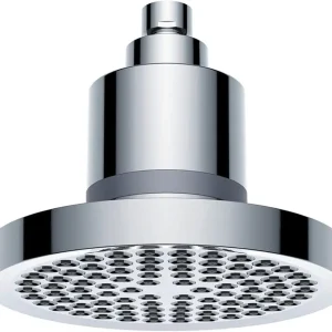 Pommeau de douche à effet de pluie pomme de douche chromée pomme de douche de bain en acier inoxydable haute pression haut débit rond