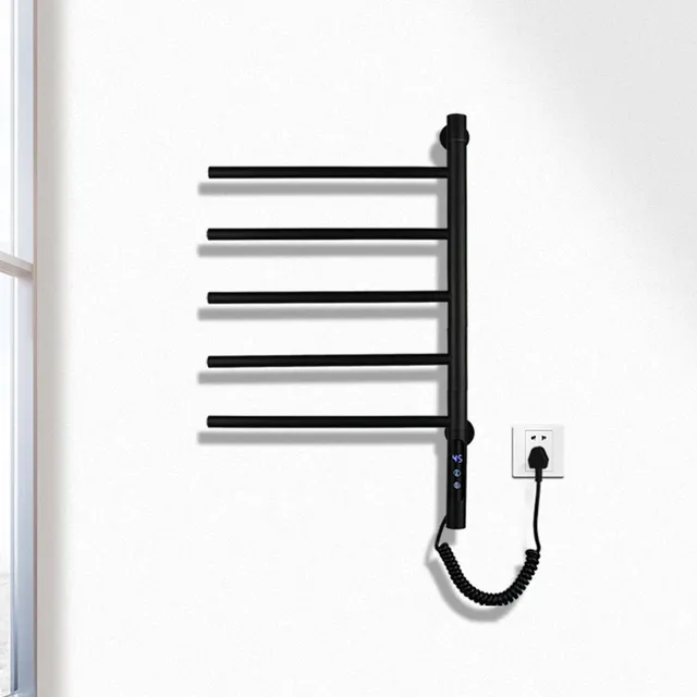 Chauffe serviette électrique mural acier inoxydable cinq… – vue 2
