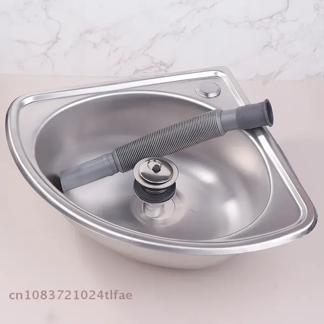 1 Pc Kitchen Sink Stainless Bathroom Basins Camper… – vue 2