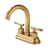 Robinet de lavabo de salle de bains en laiton Antique… – vue 5