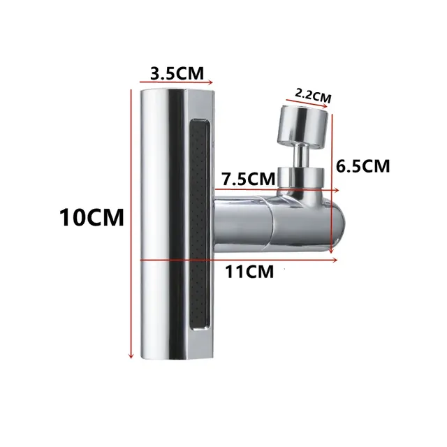 Robinet de cuisine cascade 4 modes universel 720 °… – vue 6