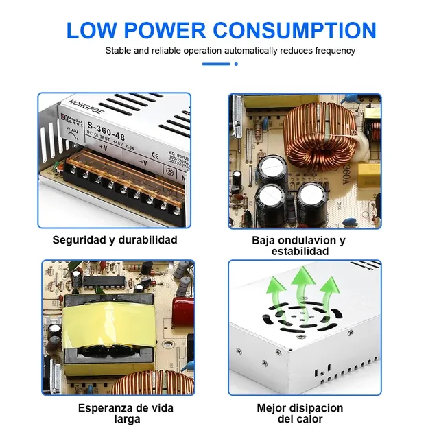 Alimentation électrique DC 5V 12V 24V 36V 48V – vue 6