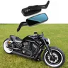 1 paire de rétroviseurs de moto rectangulaires pour… – vue 2