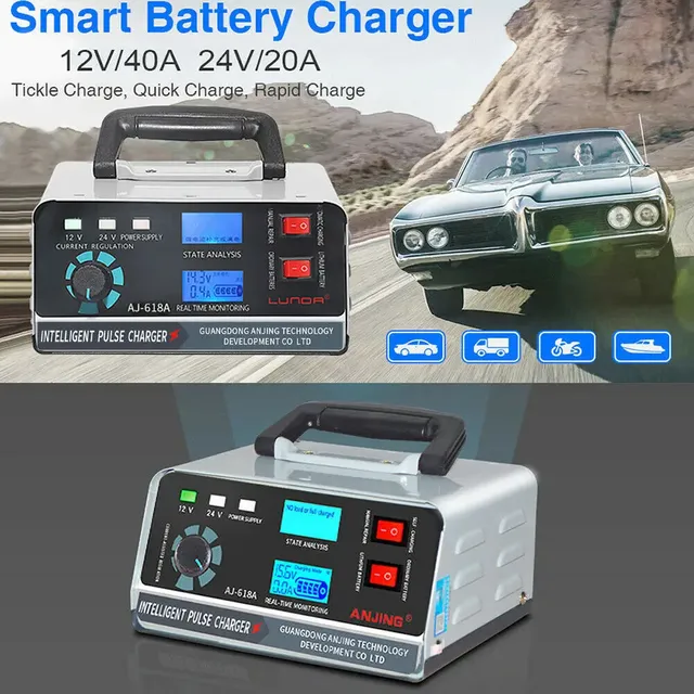 Chargeur de batterie intelligent pour voiture 400W 40a – vue 3