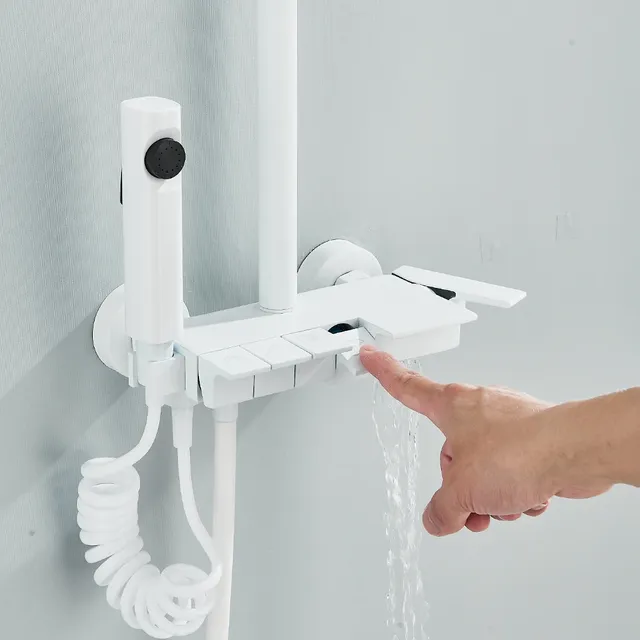 Shenducs-Pommeau de douche à effet pluie en laiton – vue 2