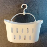 Panier de vidange suspendu pour salle de bain, avec support de rangement pour douche, support d&rsquo;évier, crochet pour articles divers de cuisine, panier organisateur suspendu