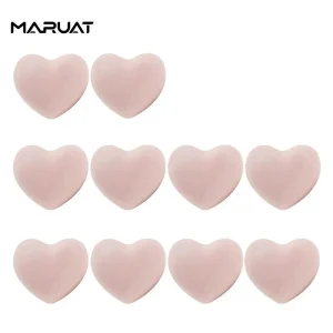 Poignées de meubles rose pour enfants, poignées d&rsquo;armoire de cuisine modernes à trou unique, boutons de garde-robe en céramique, quincaillerie de porte de tiroir