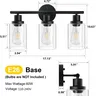Luminaires muraux modernes pour miroir de salle de bain – vue 5
