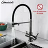 Robinet de cuisine gris bronze mitigeur d'évier en… – vue 2