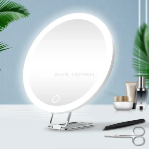 miroir grossissant portable éclairé tactile réglable pivotant rotation360 ventouses rechargeable batterie1500mAh compact sixpouces verre ABS cadreblanc anneauéclairant intensitévariable troismodes maquillage miroir grossissant portable éclairé tactile réglable pivotant rotation360 ventouses rechargeable batterie1500mAh compact sixpouces verre ABS cadreblanc anneauéclairant intensitévariable troismodes maquillage