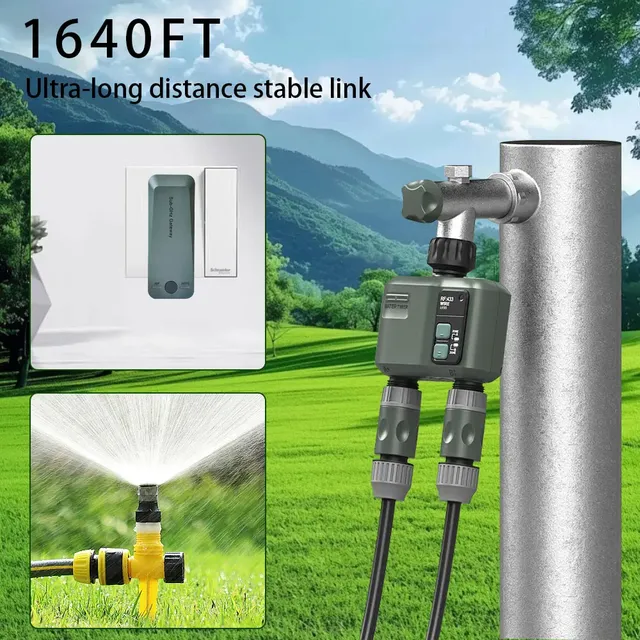 Minuterie d'eau intelligente WiFi Tuya à 2 sorties – vue 4