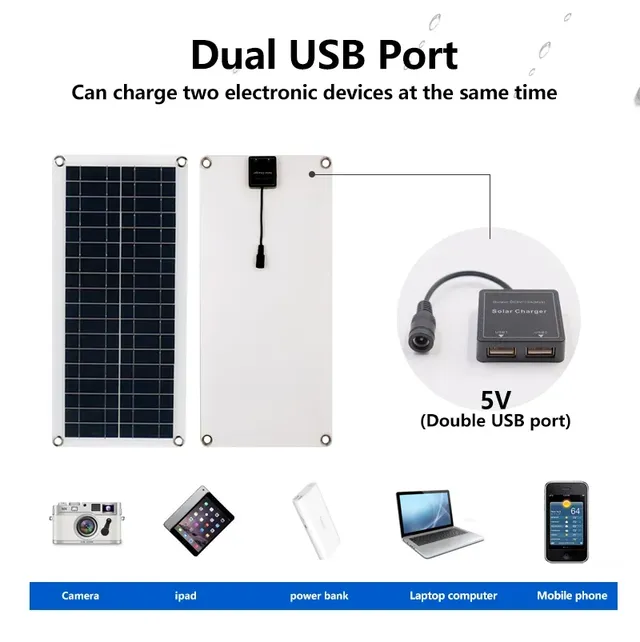 1000W panneau solaire 12V cellule solaire 100A… – vue 4