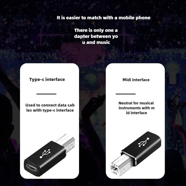 Adaptateur USB B vers Type C – vue 4