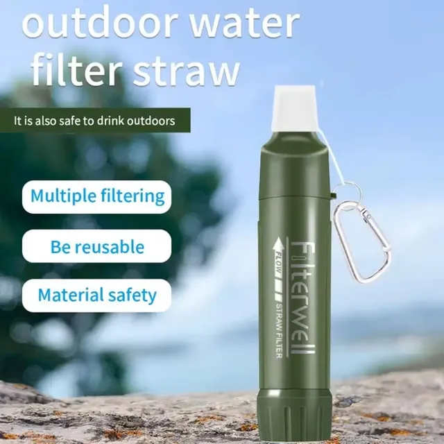 Mini Mini filtre à eau paille paille Purification… – vue 3