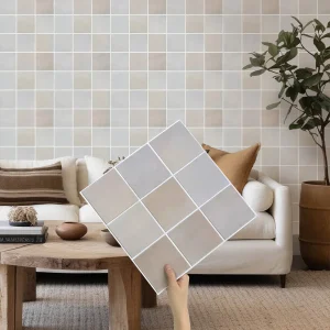 Panneaux muraux en PVC pelables et collants, 30×30 cm, autocollants muraux imperméables, panneaux muraux décoratifs pour chambre à coucher, 10 pièces