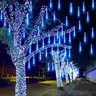LED pluie de météores lumières étanche chute de pluie… – vue 4