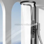 Pommeau de douche de luxe pour HOShower, cascade sous pression, jet supérieur, système de douche multifonctionnel, ensemble de douche mural