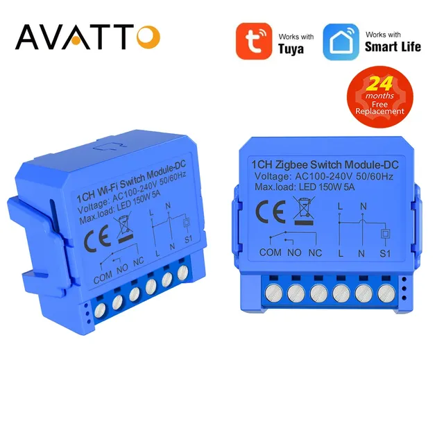 AVATTO Tuya Zigbee/WiFi commutateur intelligent…