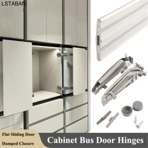 Système d&rsquo;armoire de cuisine charnière latérale de porte armoire pliante glissière silencieuse ouverture latérale charnière de porte quincaillerie de meubles