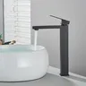 Robinet de lavabo de salle de bains noir mat – vue 5