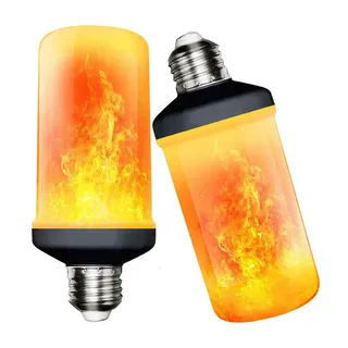 E27 E14 LED lumière à effet de flamme dynamique 12W ampoules mode…
