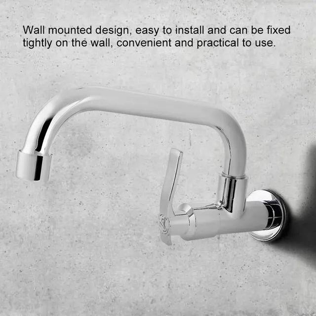Robinet mural cuisine monocommande levier ergonomique… – vue 3