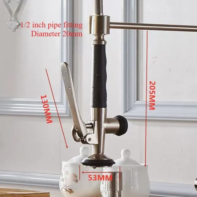 Bec de pulvérisation de cuisine en laiton – vue 5